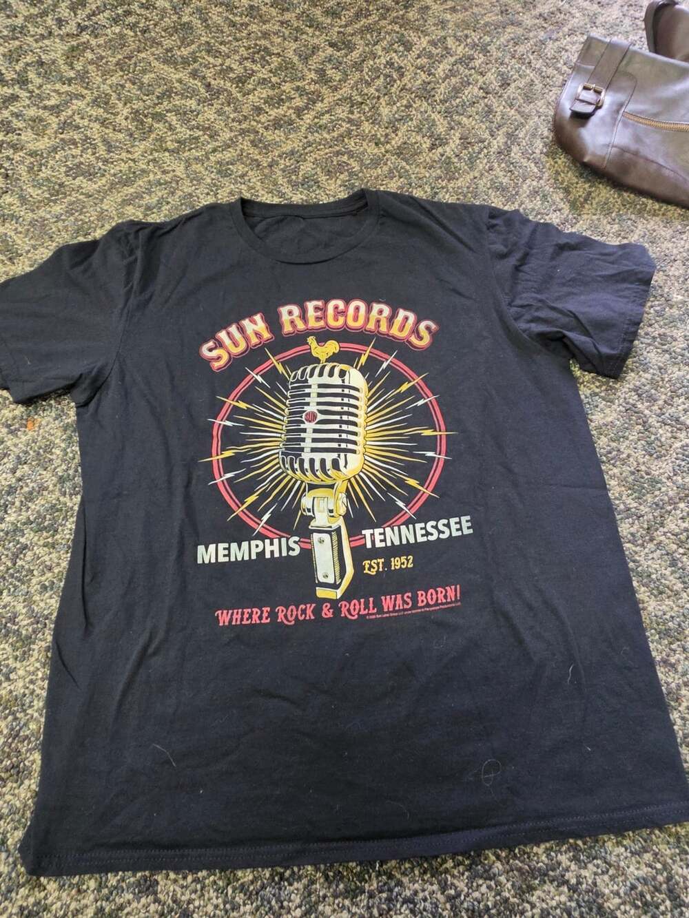 Sun Records Memphis Tennessee T-Shirt Black